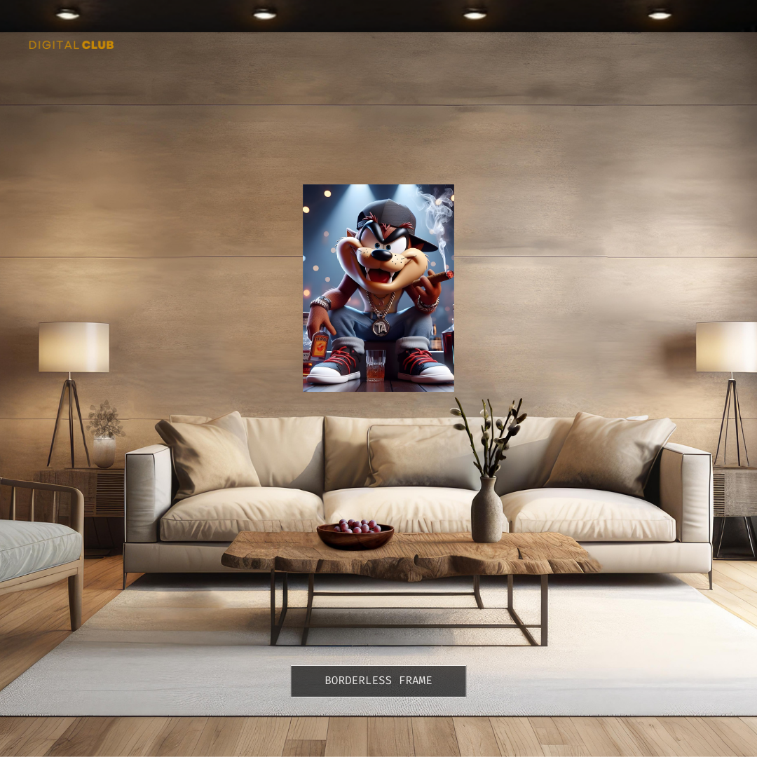 Taz Mania Looney Tunes Premium Wall Art