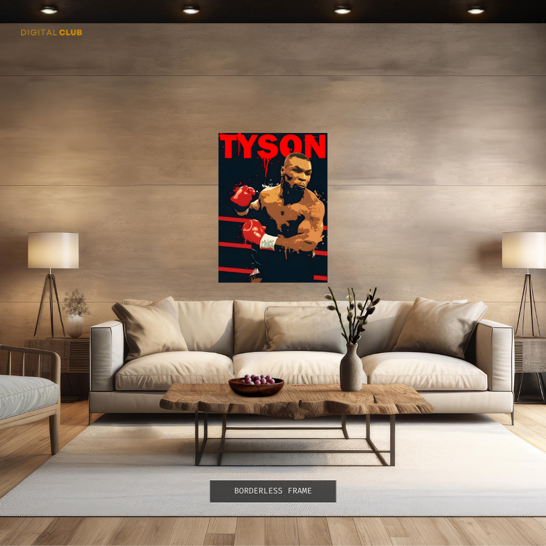 Tyson Boxing Premium Wall Art