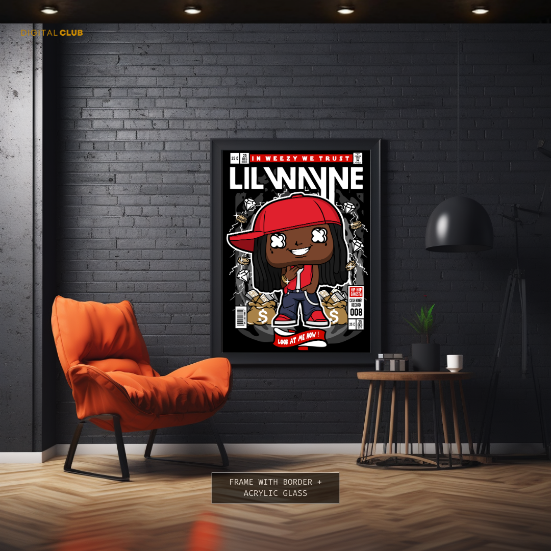 Lil Wayne Funko Pop Art Premium Wall Art