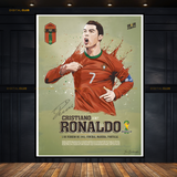 CR7 - Football - Premium Wall Art