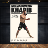 Khabib Signed Artwork - Premium Wall Art