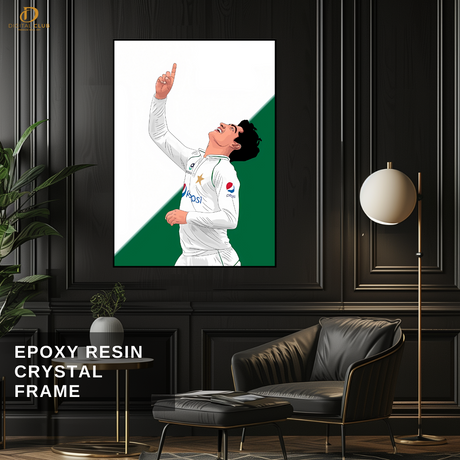 Naseem Shah - Cricket - Premium Wall Art