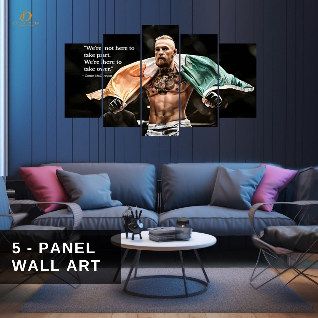 Conor McGregor - UFC - 5 Panel Wall Art