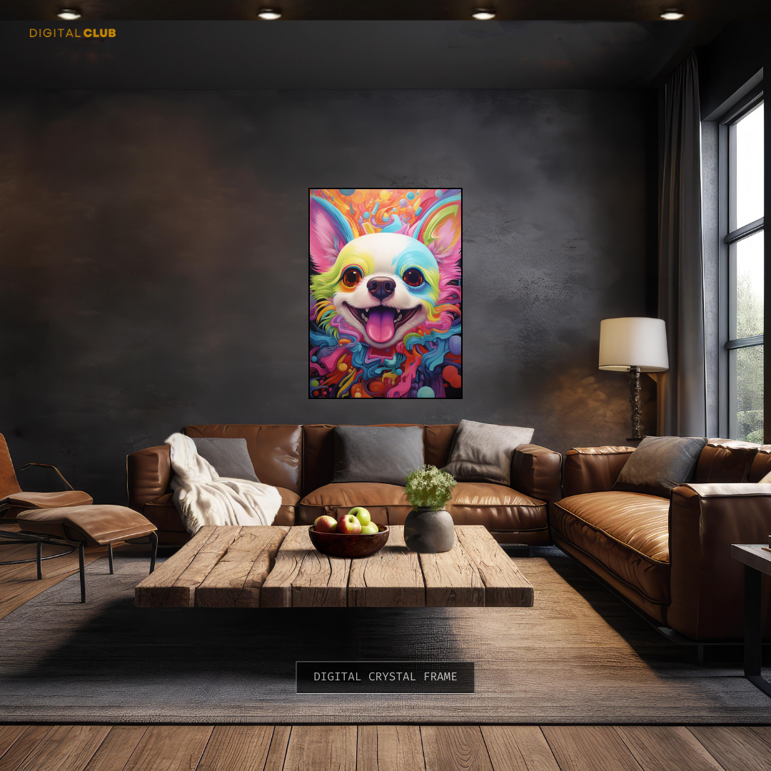 Dog Colour Splash 1 Premium Wall Art