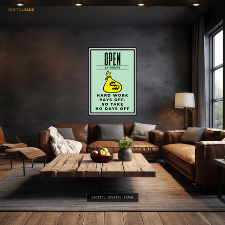 Monopoly Quote 12 Premium Wall Art