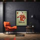 CR7 - Football - Premium Wall Art