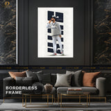 Virat Kohli 12 - Cricket - Premium Wall Art