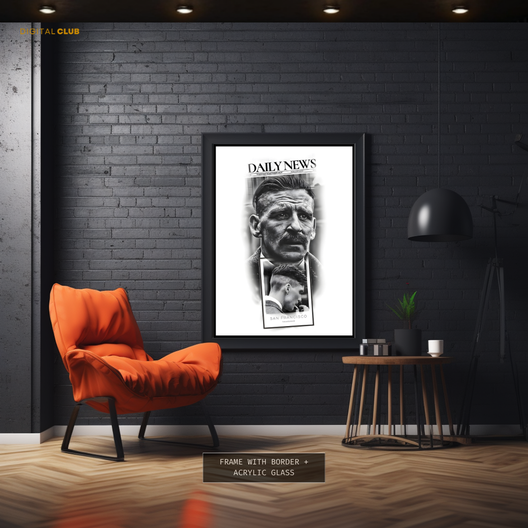 Peaky Blinders San Francisco Sketch Premium Wall Art