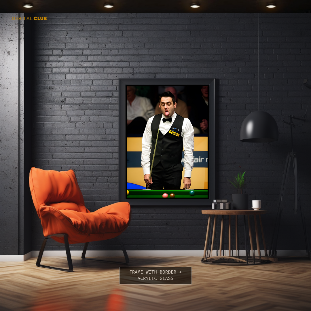 Ronnie o Sullivan Snooker Premium Wall Art