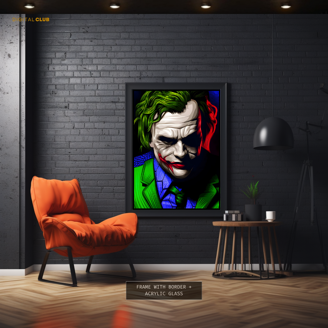 Joker - Movie Artwork - Premium Wall Art