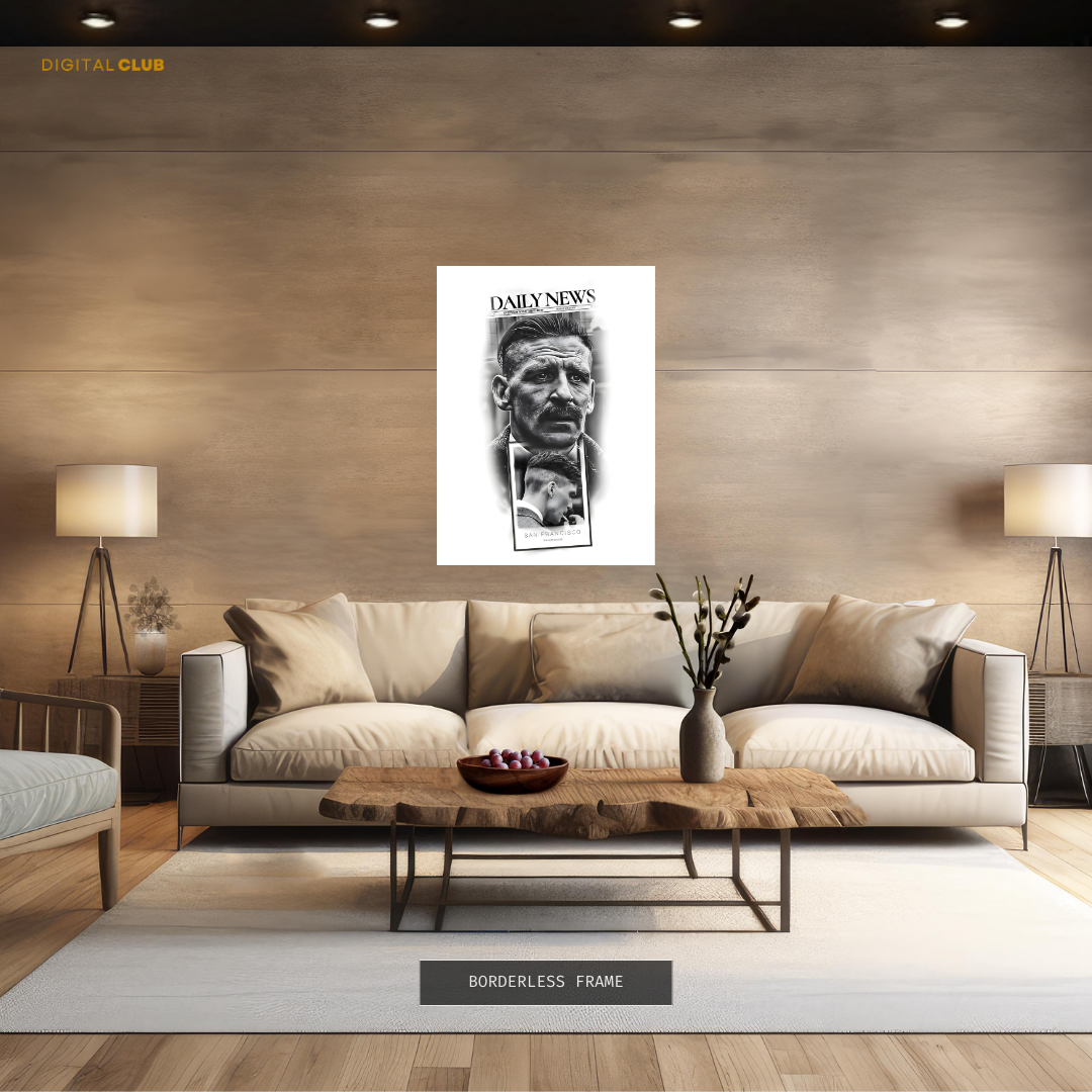 Peaky Blinders San Francisco Sketch Premium Wall Art