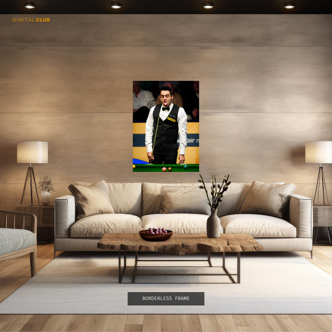 Ronnie o Sullivan Snooker Premium Wall Art