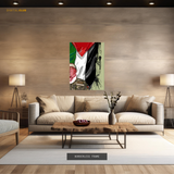 Palestinian Flag Premium Wall Art