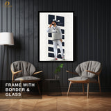 Virat Kohli 12 - Cricket - Premium Wall Art