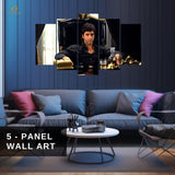 Tony Montana - Scarface - 5 Panel Wall Art