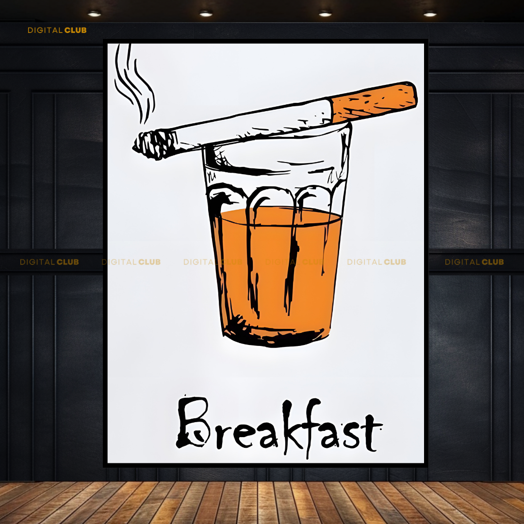 Breakfast - Artwork - Premium Wall Art