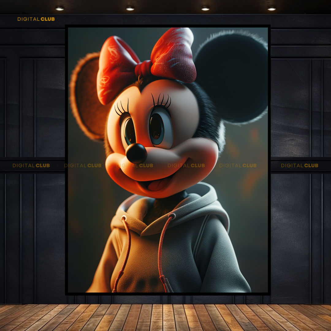 Minnie Mouse Disney HD Artwork Premium Wall Art