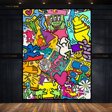 Keith Haring Artwork 1 Premium Wall Art