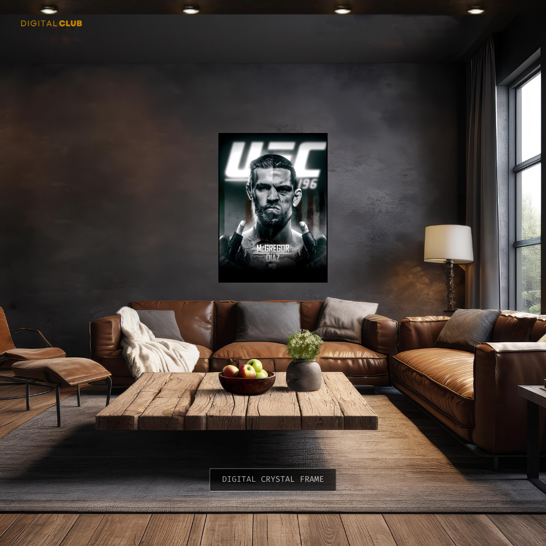 McGregor Vs Diaz UFC 196 Premium Wall Art