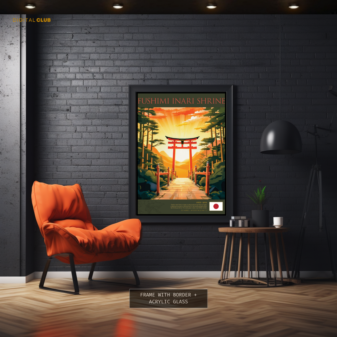 Fushimi Inari Shrine Premium Wall Art