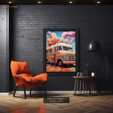 Ice Cream Van - Premium Wall Art