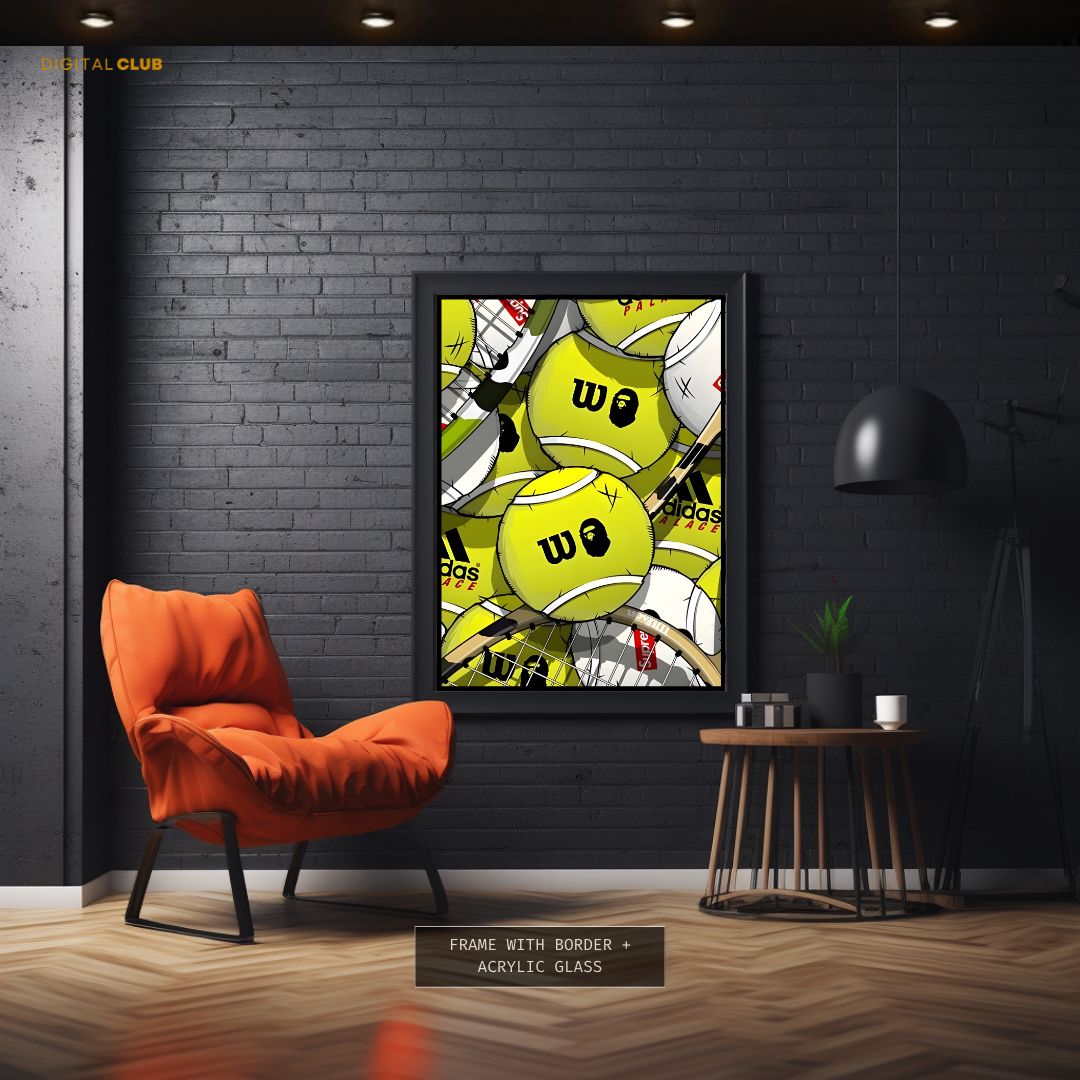 Tennis Ball  Premium Wall Art