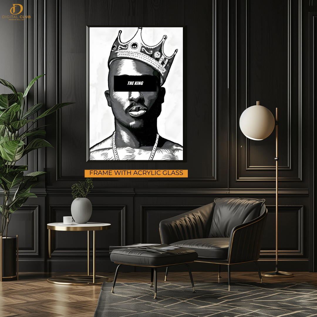 Tupac The KING - Artwork - Premium Wall Art