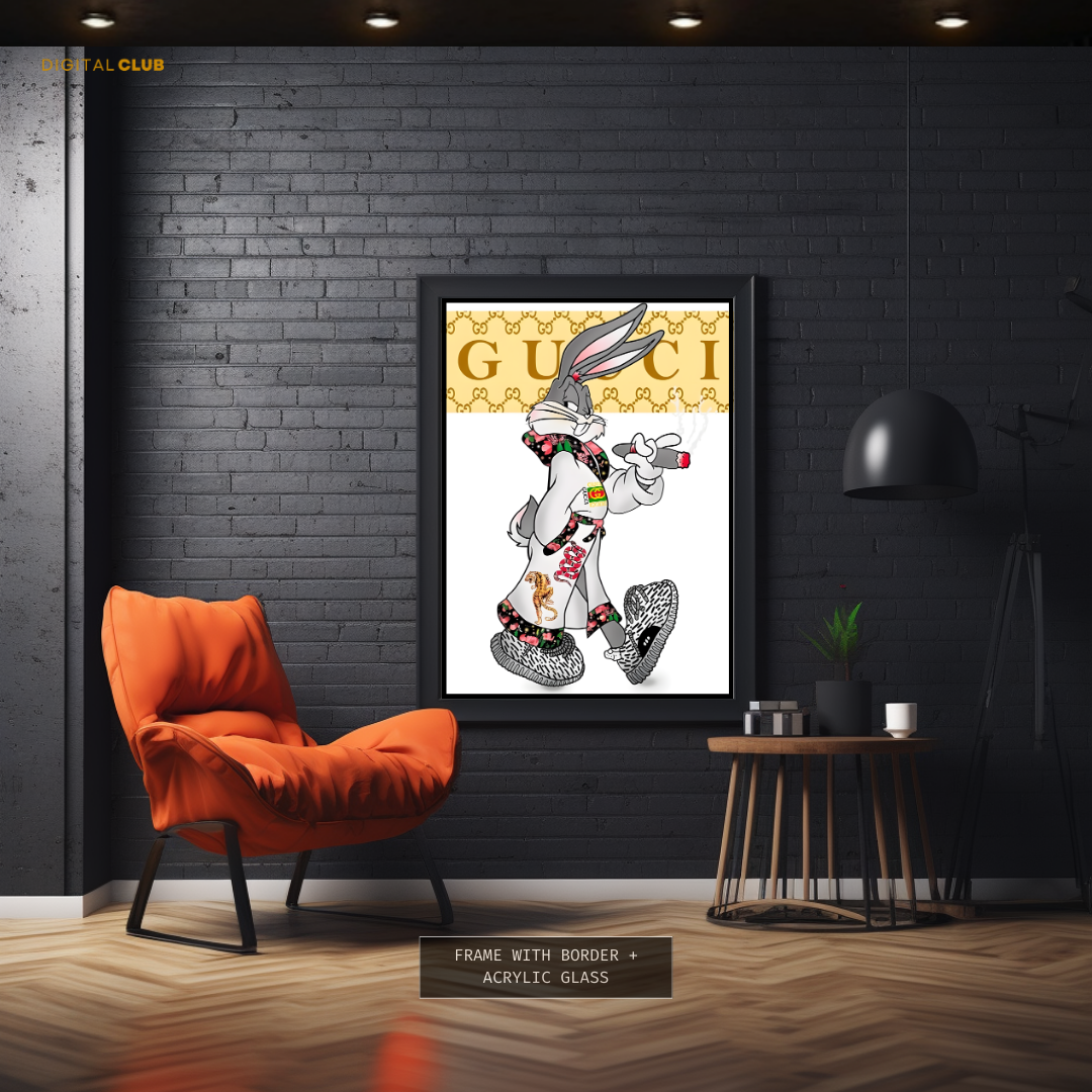 Gucci x Bugs Bunny - Premium Wall Art