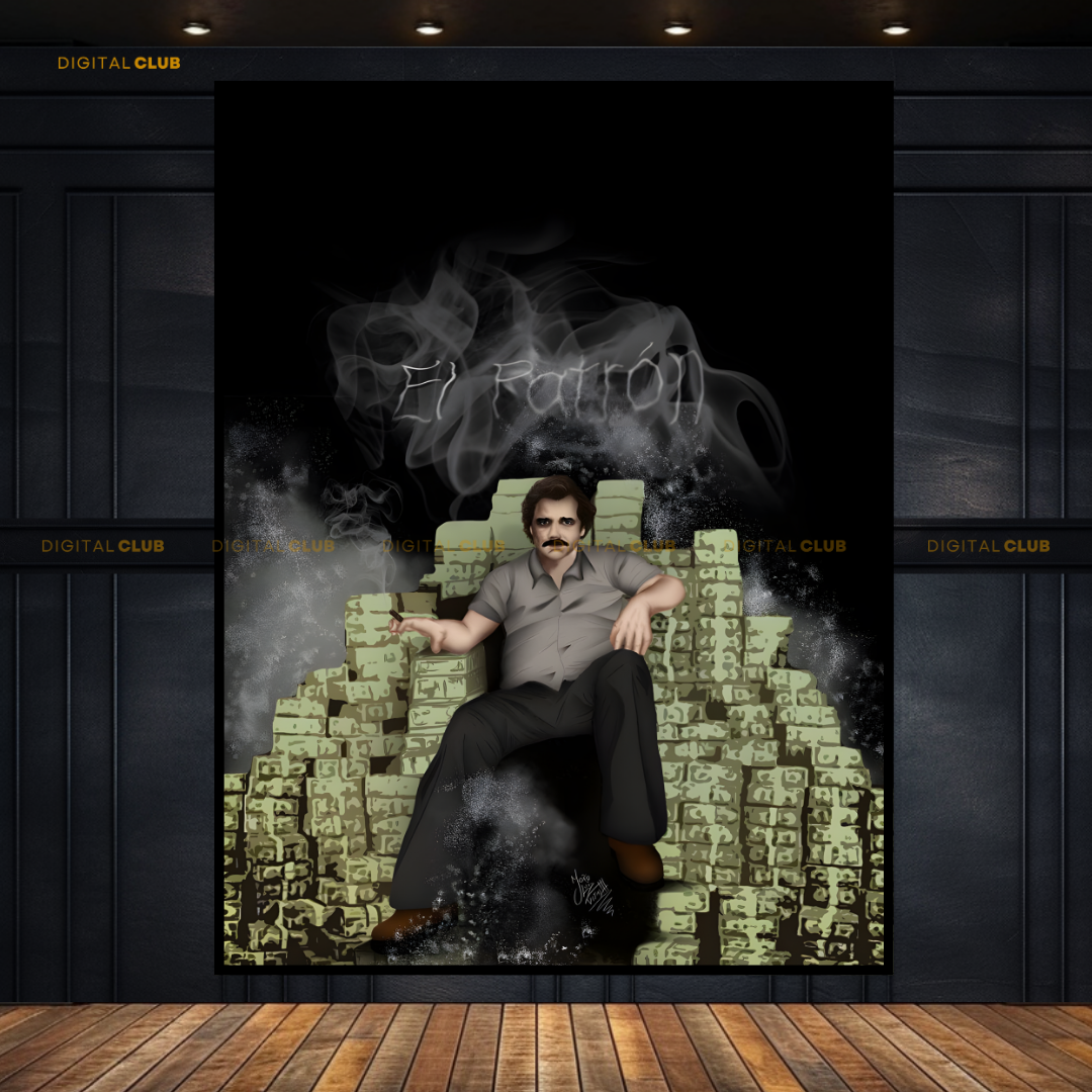 Narcos El Patron Premium Wall Art