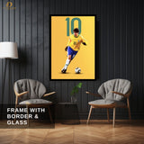 KAKA No 10 - Football - Premium Wall Art