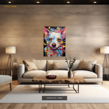 Dog Colour Splash 2 Premium Wall Art