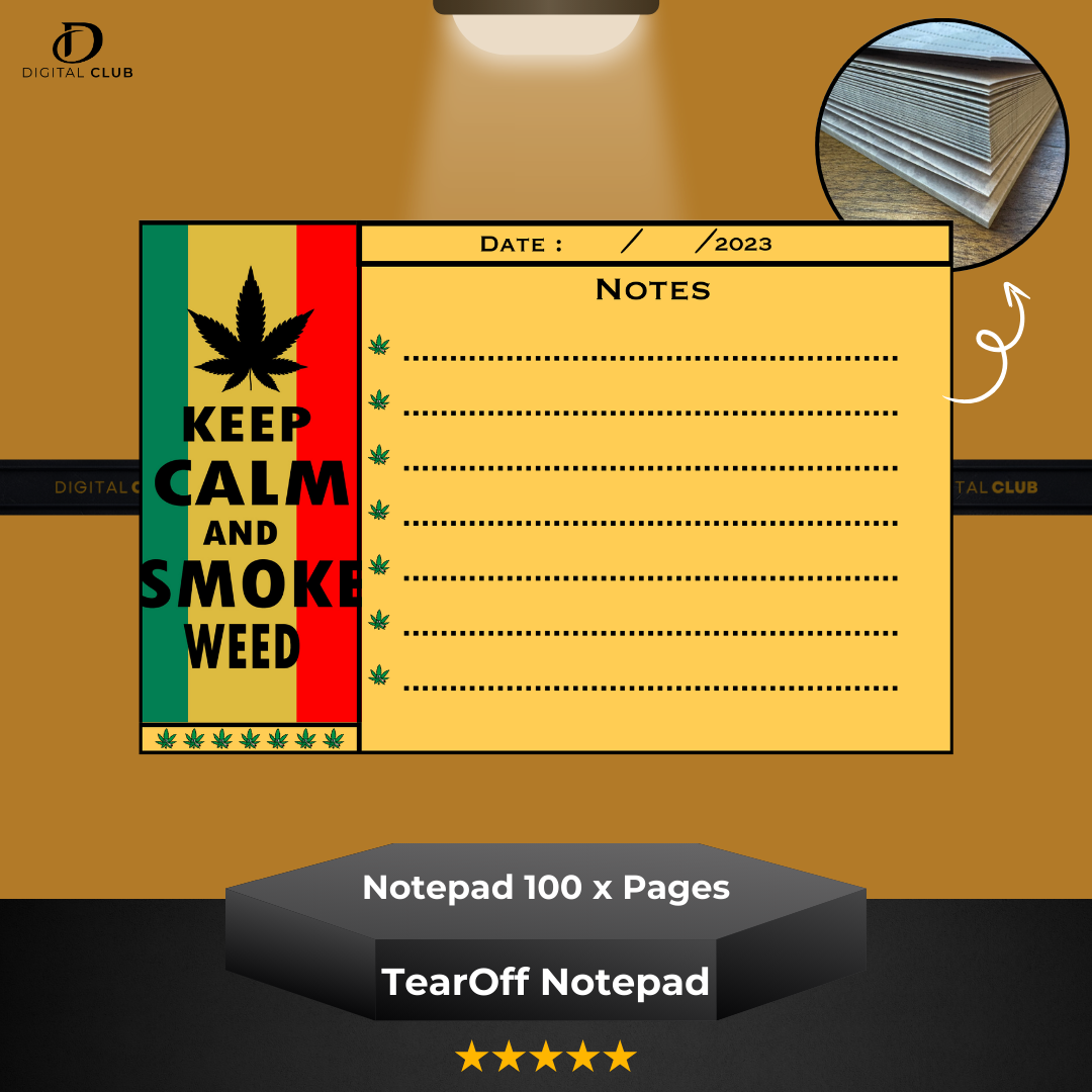 Keep Calm - Weekly Planner - Tear-Off Notepad x 100 Pages