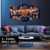 Mike Tyson - Boxing - 5 Panel Wall Art