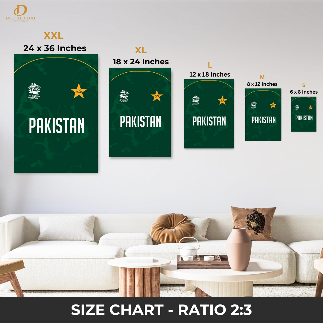 Pakistan - Cricket - Premium Wall Art