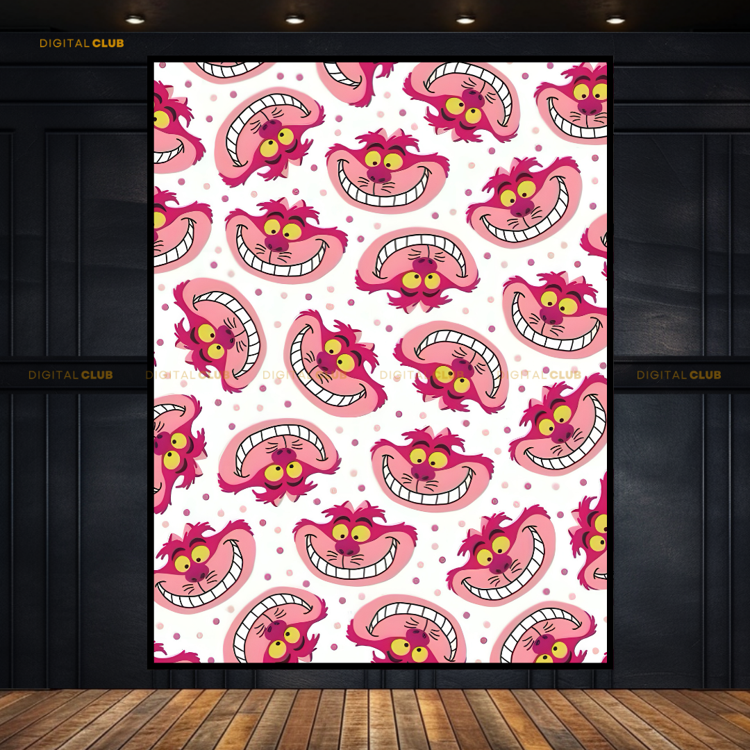 Cheshire Cat AITW - Artwork - Premium Wall Art