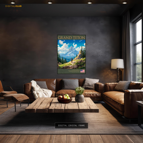 Grand Teton USA Premium Wall Art