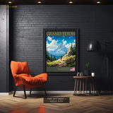 Grand Teton USA Premium Wall Art