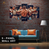 Mike Tyson - Boxing - 5 Panel Wall Art