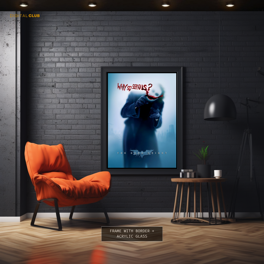 Joker Why So Serious Premium Wall Art