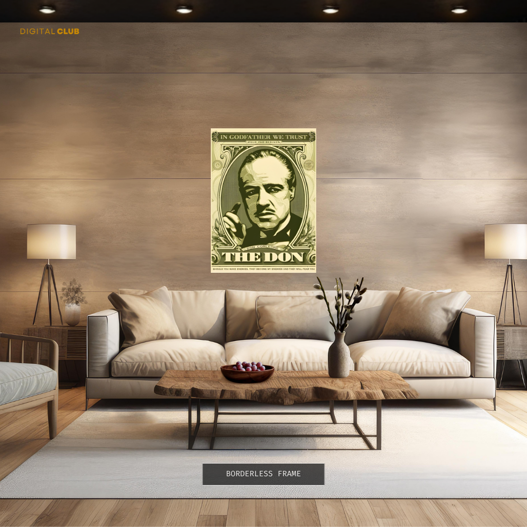 The Godfather The DON Premium Wall Art