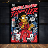 Michael Jackson Thriller Funko Pop Art Premium Wall Art