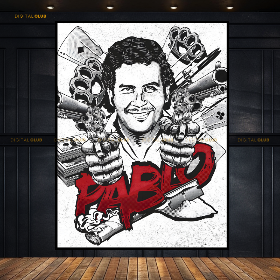 Pablo Escobar Narcos Premium Wall Art