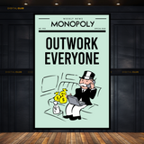 Monopoly Quote 2 Premium Wall Art