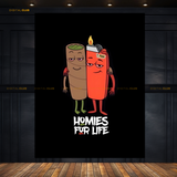 Homies for Life Premium Wall Art