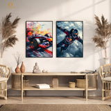 Redbull TEAM F1 - 2 Panel Wall Art