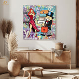 Monopoly - POP ART - Square Wall Art