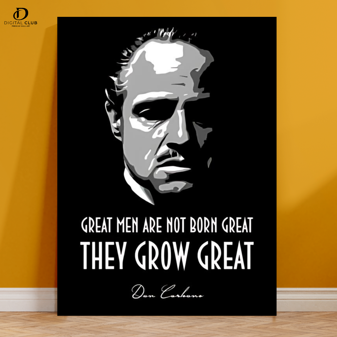 Don Corleone - Quote - Premium Wall Art