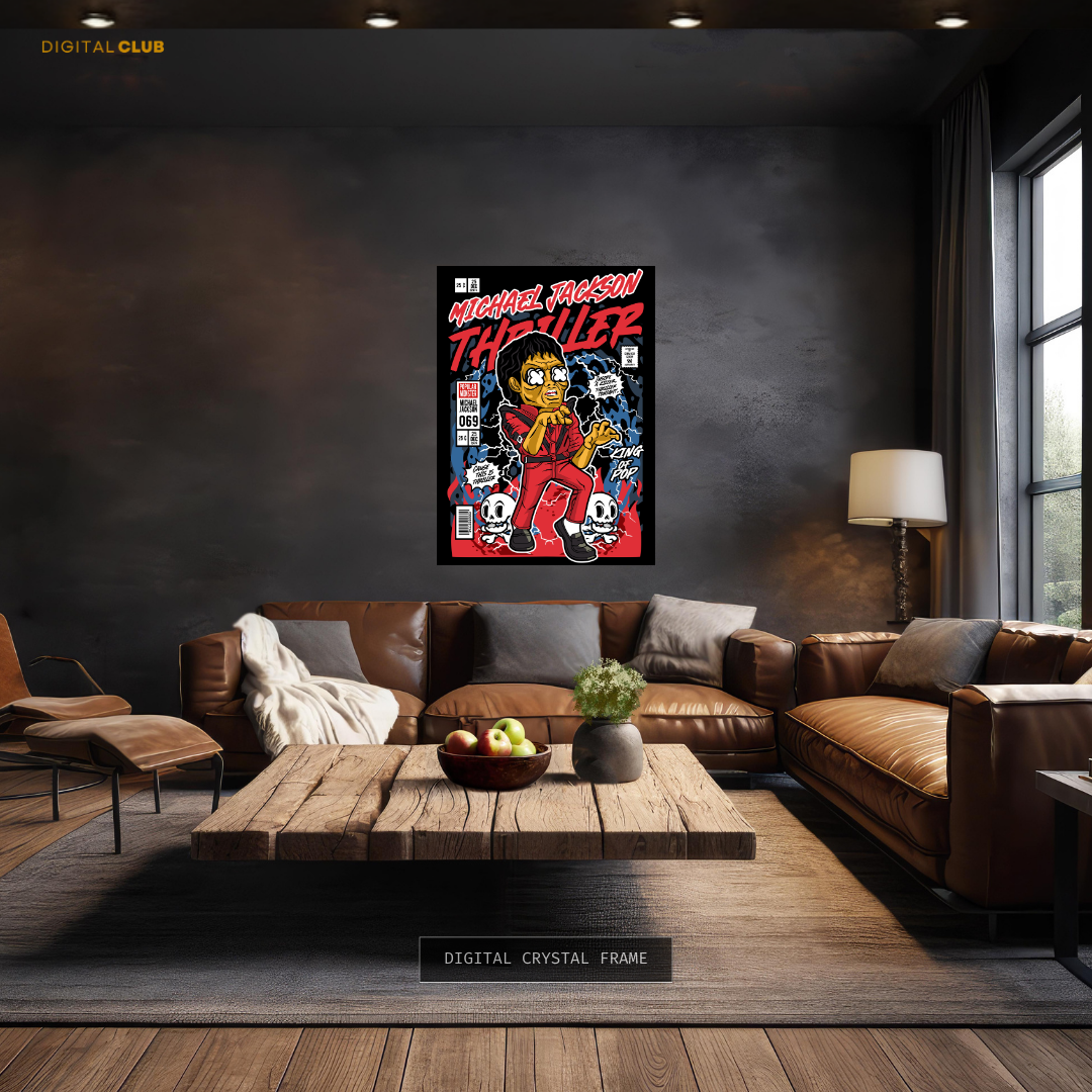 Michael Jackson Thriller Funko Pop Art Premium Wall Art