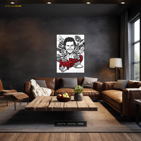 Pablo Escobar Narcos Premium Wall Art