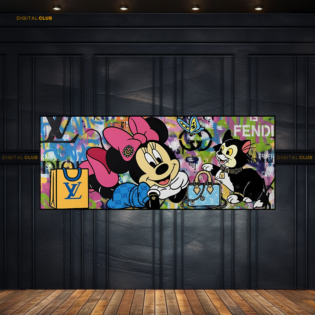 Minnie Mouse Artwork - Ultra-Wide Wall Art